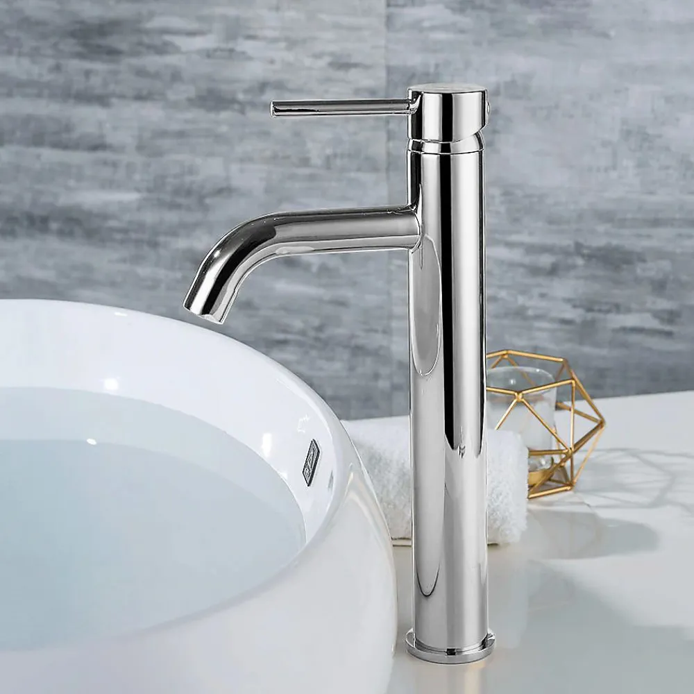 Rea Robinet de lavabo Lungo chrome high