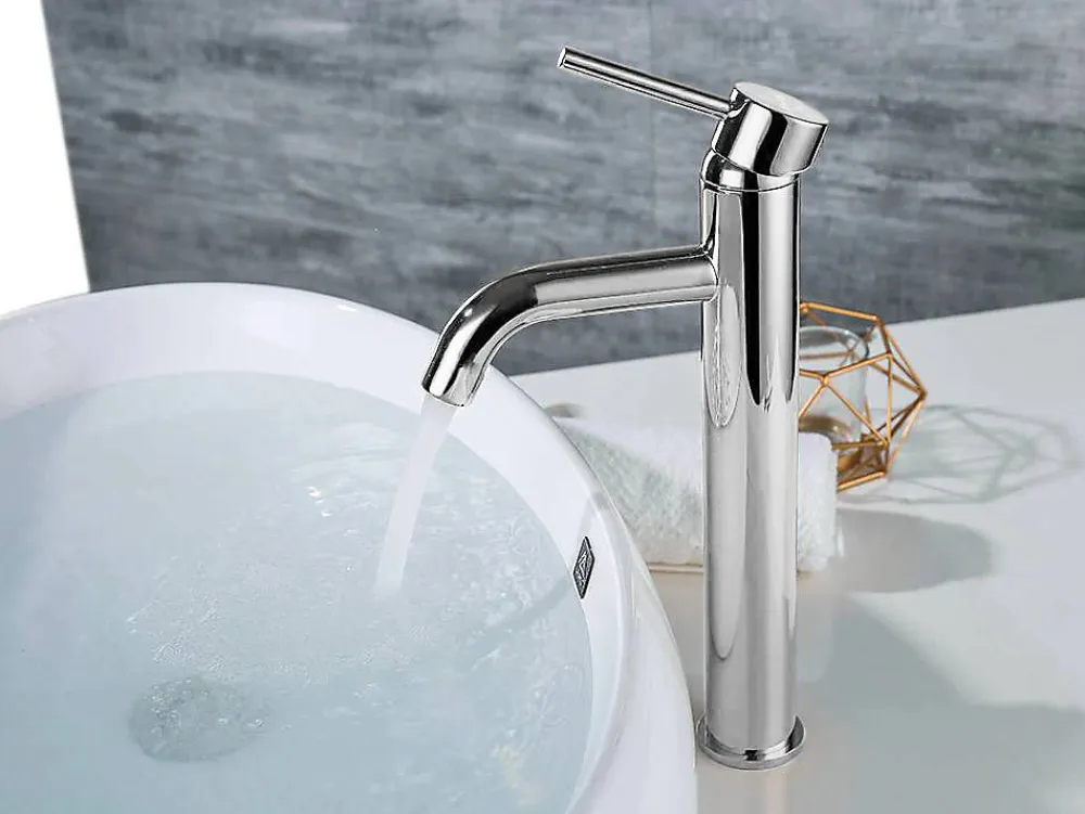 Rea Robinet de lavabo Lungo chrome high
