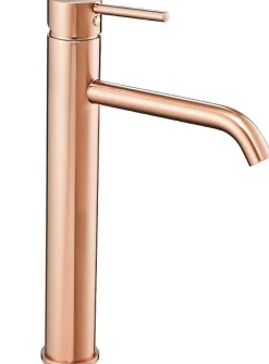 Rea Robinet de lavabo Lungo rose gold high