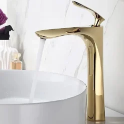 Robinet Lave-Mains|Rea Robinet de lavabo Orbit gold high