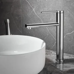 Rea Robinet de lavabo Oval chrome high