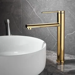 Robinet Lave-Mains|Rea Robinet de lavabo Oval gold high