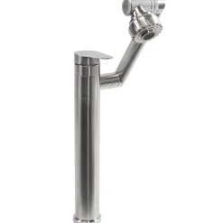 Rea Robinet de lavabo Paco brushed nickel high