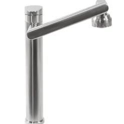 Rea Robinet de lavabo Paco brushed nickel high