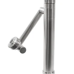 Rea Robinet de lavabo Paco brushed nickel high