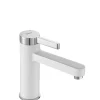 Rea Robinet de lavabo Polo white chrome low