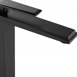Robinet Lave-Mains|Rea Robinet de lavabo Romano old black low