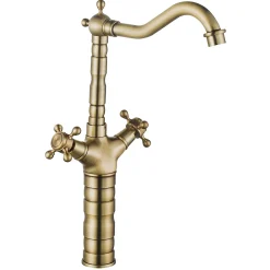 Robinet Lave-Mains|Rea Robinet de lavabo Rustico antique gold