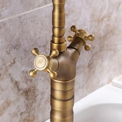 Robinet Lave-Mains|Rea Robinet de lavabo Rustico antique gold