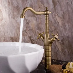 Robinet Lave-Mains|Rea Robinet de lavabo Rustico antique gold