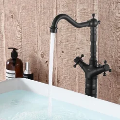 Rea Robinet de lavabo Rustico old black