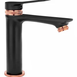 Robinet Lave-Mains|Rea Robinet de lavabo Viral black rose gold low