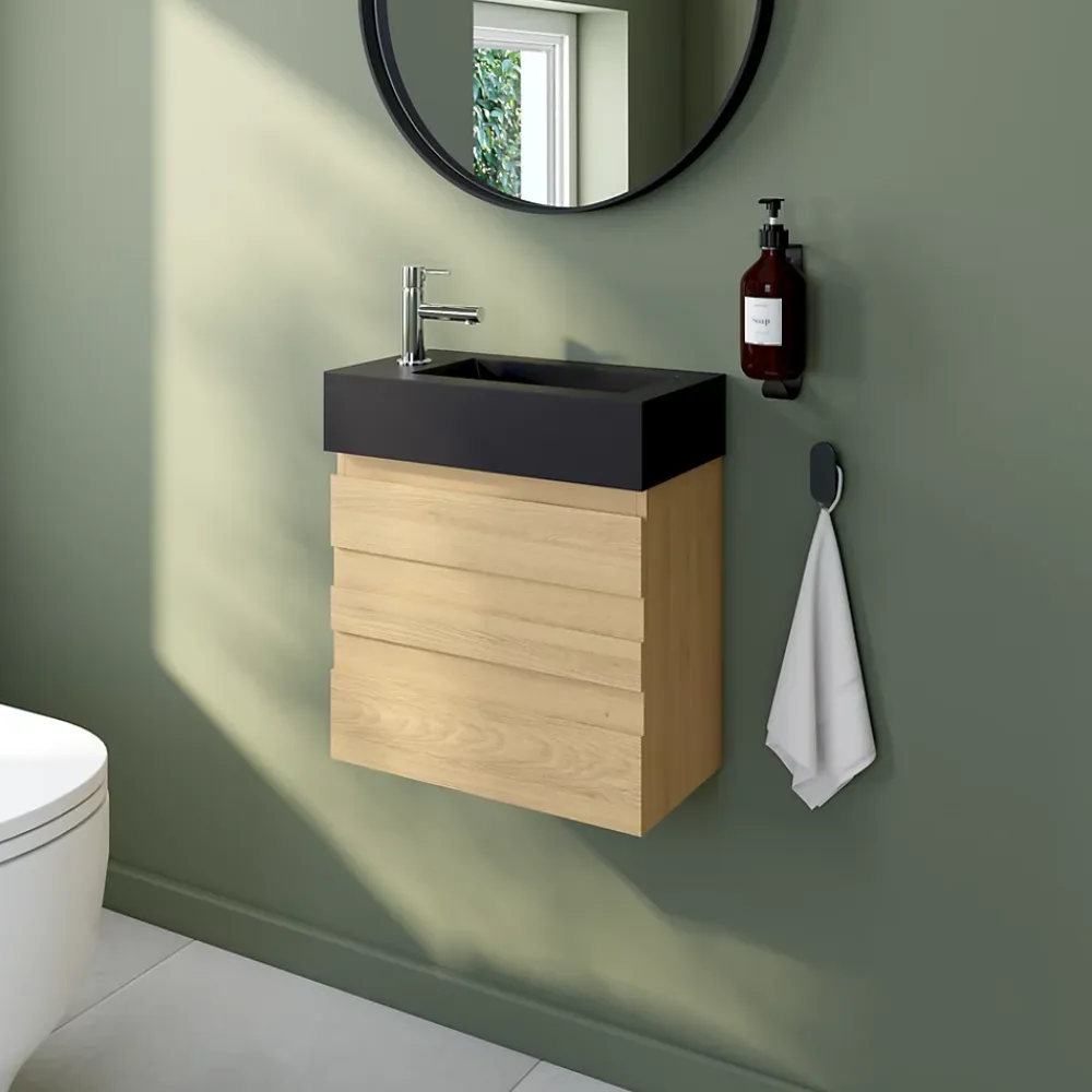 GoodHome Robinet de lave-mains eau froide Lazu