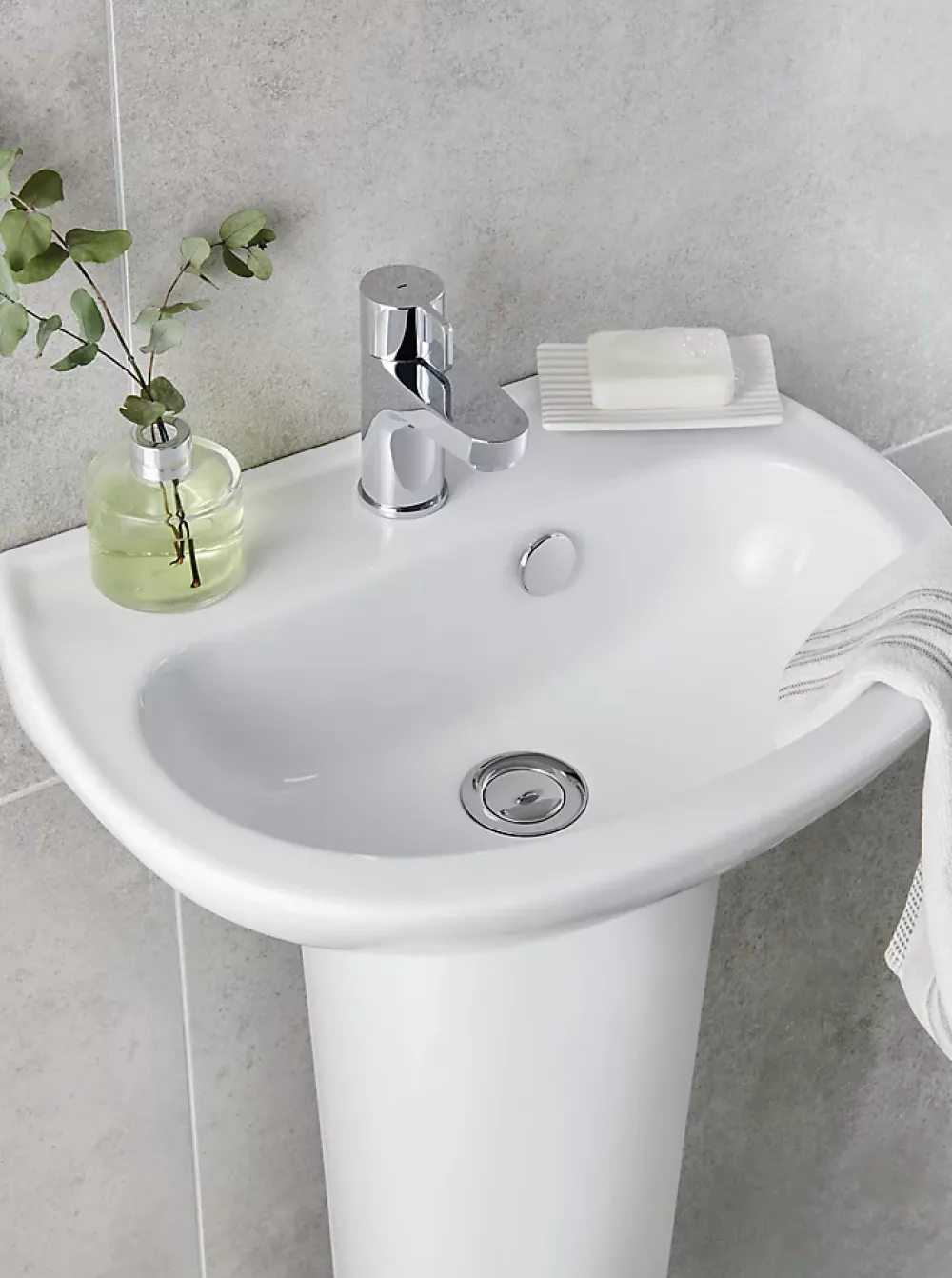 Robinet Lave-Mains|GoodHome Robinet de lave-mains eau froide Cavally S
