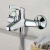 Robinet De Baignoire|Autres Robinet de salle de bain mitigeur bagnoire et douche en laiton chromé