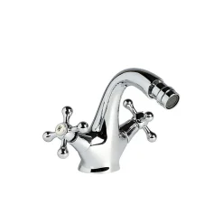 Robinet De Bidet|Kiamami Valentina Robinet De Salle De Bain Pour Bidet Avec Deux Poignées En Croix - Narciso