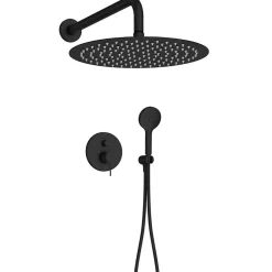Jacob Delafon Robinet douche encastré thermostatique Metro, Noir mat Economie d'eau