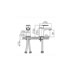 Robinet Lave-Mains|Mob-In Robinet lave-mains - Mitigeur eau chaude et eau froide GRIFO