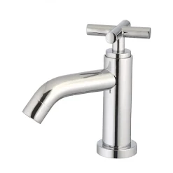 Planète Bain Robinet lave-mains chromé H 14.2 cm - Croce - eau froide uniquement