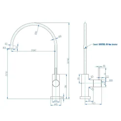 Essebagno Robinet lave-mains chrome eau froide Diwo