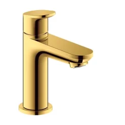 Duravit Robinet lave-mains eau froide Wave doré poli
