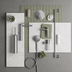 Robinet Lave-Mains|Duravit Robinet lave-mains eau froide Wave inox brossé