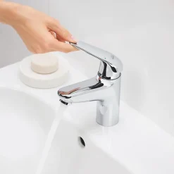 Robinet Lave-Mains|Grohe Robinet lave-mains Swift ouverture eau froide chromé
