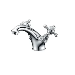 Rogier & Mothes Robinet melangeur lavabo retro CANTERBURY avec bonde