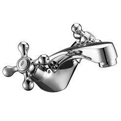 Robinet Lavabo Et Vasque|Rogier & Mothes Robinet melangeur lavabo retro ETHEL avec manettes croisillons