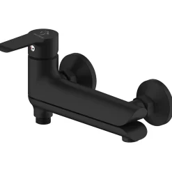 Robinet De Baignoire|Sea-Horse Robinet Mitigeur Baignoire Noir Mural Bec Pivotant Yo
