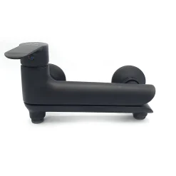 Robinet De Baignoire|Sea-Horse Robinet Mitigeur Baignoire Noir Mural Bec Pivotant Yo