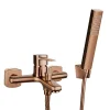 Robinet De Baignoire|Invena Robinet Mitigeur Baignoire Cuivre Bronze Mural Monocommande Glamour