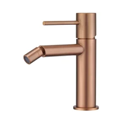 Imex Products Robinet mitigeur bidet en laiton finition PVD or rose brosse avec cartouche ceramique