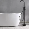 Colonne De Baignoire|Bellegno Robinet mitigeur de baignoire sur pied BAGNO noir mat