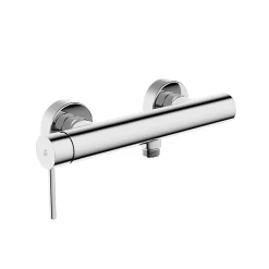 Robinet De Baignoire|Bernstein Robinet mitigeur de douche mural Acier inoxydable Chrome, mélangeur céramique - 26x11x9cm (LxHxP) - VIREO
