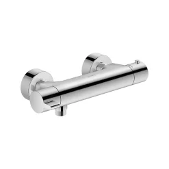 Duravit Robinet mitigeur de douche thermostatique, Chrome - 26x11,4x6cm - B.2