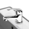 Autres Robinet mitigeur de lavabo bas en laiton chrome avec systeme vidage