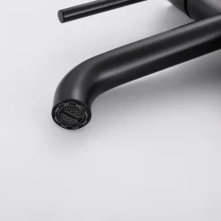 Robinet Lavabo Et Vasque|Bellegno Robinet mitigeur de lavabo thermostatique PICCOLA noir mat