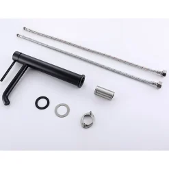 Robinet Lavabo Et Vasque|Bellegno Robinet mitigeur de lavabo thermostatique GRAZIOSA noir mat