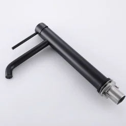 Robinet Lavabo Et Vasque|Bellegno Robinet mitigeur de lavabo thermostatique GRAZIOSA noir mat
