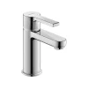 Robinet Lavabo Et Vasque|Duravit Robinet mitigeur monocommande lavabo laiton Chrome, Sans Garniture de vidage ni Tirette - Taille S 14x4x15cm - B.2