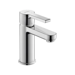 Robinet Lavabo Et Vasque|Duravit Robinet mitigeur monocommande lavabo laiton Chrome, Sans Garniture de vidage ni Tirette - Taille S 14x4x15cm - B.2