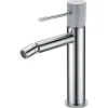 Robinet De Bidet|Imex Products Robinet mitigeur monocommande TOUCHER à poser pour bidet (1 trou) Chromé Brillant Robinet à poser (sur vasque ou plan)