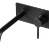 Bernstein Robinet mitigeur mural à encaster XX0539B avec corps d'encastrement noir mat