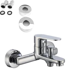Saniverre Robinet mitigeur mural Bain et Douche NERO -