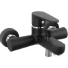 Ferro Robinet mitigeur mural de baignoire ALGEO BLACK noir - SANIVERRE