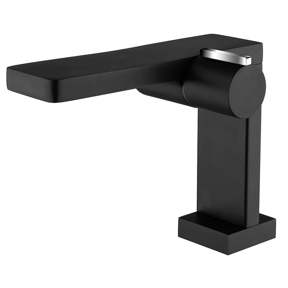 Robinet Lave-Mains|Bernstein Robinet mitigeur noir pour lavabo ou vasque NT3110B