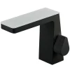 Robinet Lave-Mains|Bernstein Robinet mitigeur pour lavabo ou vasque NT7320 effet cascade - noir mat, gun métal ou blanc mat Noir
