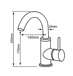 Bernstein Robinet mitigeur pour lavabo 1434C-23