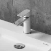 Robinet Lave-Mains|Bernstein Robinet mitigeur pour vasque ou lavabo 4024CW chromé blanc